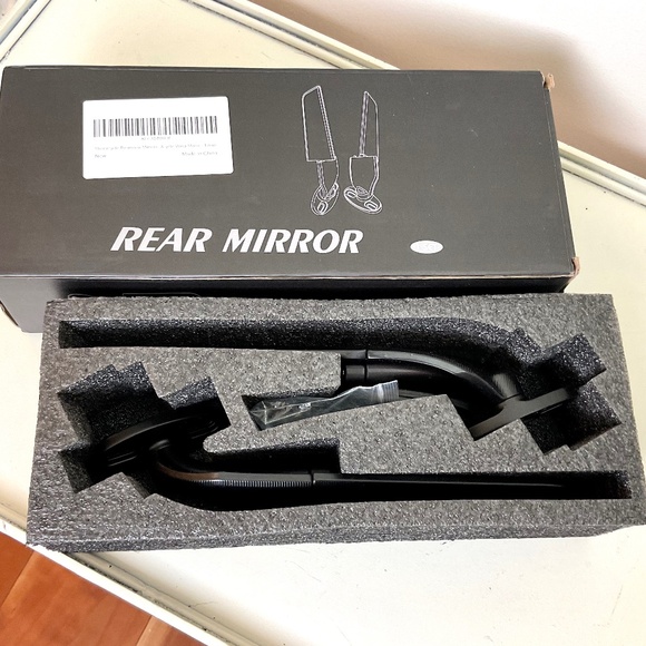 Modified Motorcycle Rearview Mirror,1 Pair Adjustable Rotating Side Mirrors - Picture 2 of 14